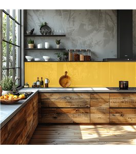 Küchenrückwand Glas 6 mm ESG Ral-Töne KRWR-1006
