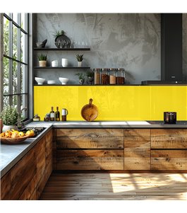 Küchenrückwand Glas 6 mm ESG Ral-Töne KRWR-1021