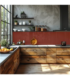 Küchenrückwand Glas 6 mm ESG Ral-Töne KRWR-3004