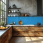 Küchenrückwand Glas 6 mm ESG Ral-Töne KRWR-5015 Küchenrückwand Glas 6 mm ESG Ral-Töne KRWR-5015