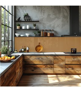 Küchenrückwand Glas 6 mm ESG Ral-Töne KRWR-8001