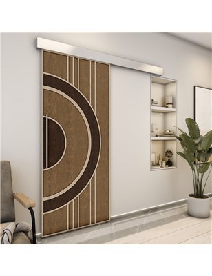 Holzschiebetür Eco-Line - Holz-Mix  Model 1035