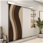 Holzschiebetür Eco-Line - Holz-Mix Model 1064 Holzschiebetür Eco-Line - Holz-Mix Model 1064
