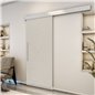 Holzschiebetür Eco-Line - Eiche und Weiss Model 1047 Holzschiebetür Eco-Line - Eiche und Weiss Model 1047