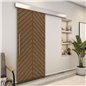 Holzschiebetür Eco-Line - Nussbaum Model 1024 Holzschiebetür Eco-Line - Nussbaum Model 1024