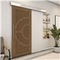 Holzschiebetür Eco-Line - Nussbaum Model 1051 Holzschiebetür Eco-Line - Nussbaum Model 1051