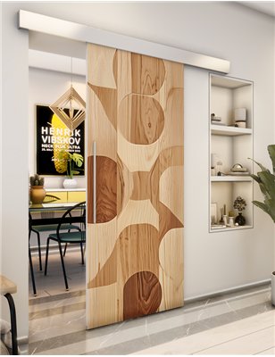 Holzschiebetür Eco-Line - Holzkunst  Model 1051