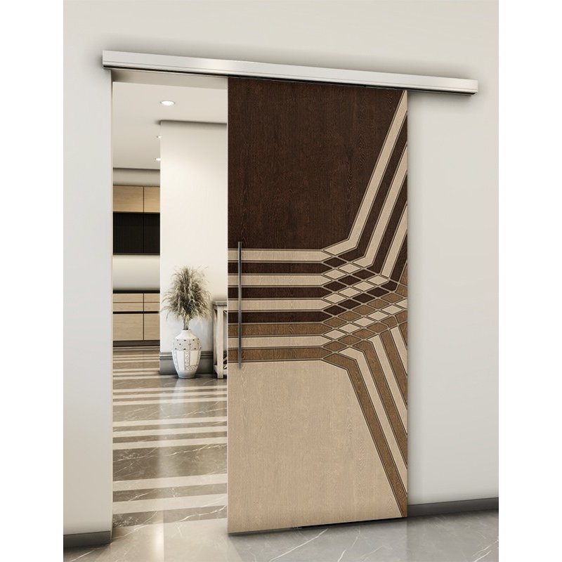 Holzschiebetür Slim-Line - Holz-Mix Model 1085 Holzschiebetür Slim-Line - Holz-Mix Model 1085