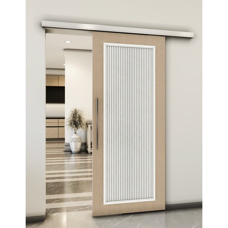 Holzschiebetür Slim-Line - Eiche und Weiss Model 1005 Holzschiebetür Slim-Line - Eiche und Weiss Model 1005