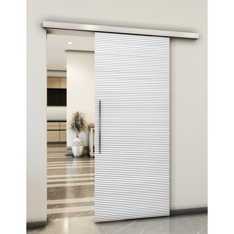 Holzschiebetür Slim-Line - Weiss 3D Model 1015 Holzschiebetür Slim-Line - Weiss 3D Model 1015