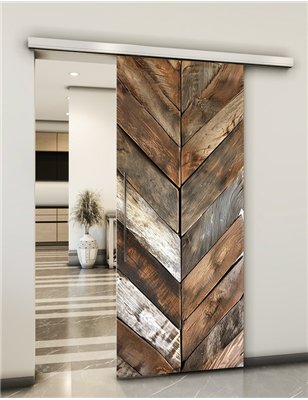 Holzschiebetür Slim-Line - Holzkunst  Model 1062