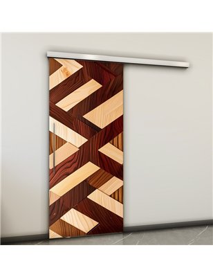 Holzschiebetür Slim-Line - Holzkunst  Model 1068