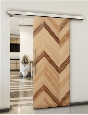Holzschiebetür Slim-Line - Holzkunst  Model 1074
