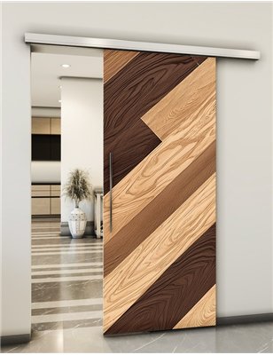 Holzschiebetür Slim-Line - Holzkunst  Model 1098