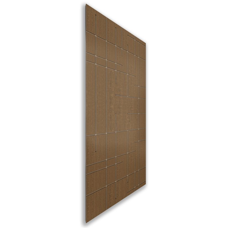 Holzschiebetür Nur Türblatt - Holz-Mix Model 1087 Holzschiebetür Nur Türblatt - Holz-Mix Model 1087