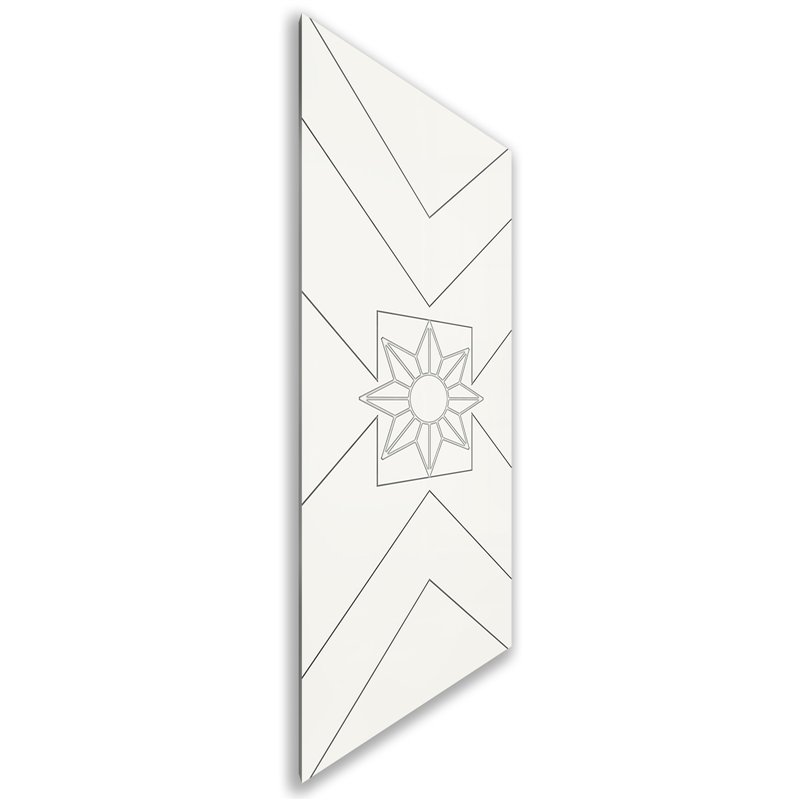 Holzschiebetür Nur Türblatt - Weiss Model 1082 Holzschiebetür Nur Türblatt - Weiss Model 1082