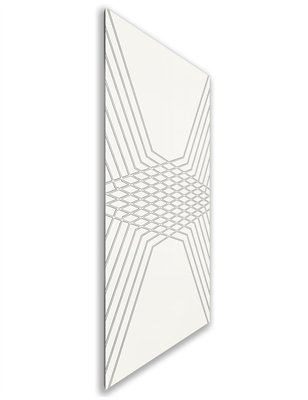 Holzschiebetür Nur Türblatt - Weiss  Model 1084