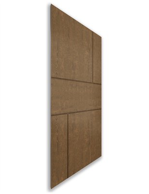 Holzschiebetür Nur Türblatt - Nussbaum  Model 1027