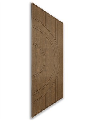 Holzschiebetür Nur Türblatt - Nussbaum  Model 1035