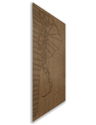 Holzschiebetür Nur Türblatt - Nussbaum  Model 1062