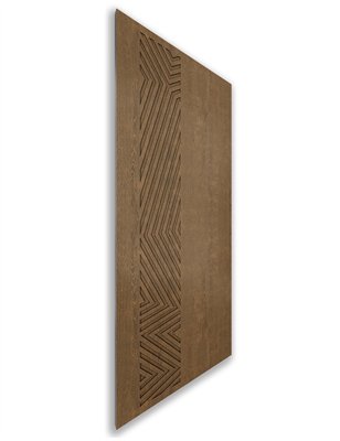 Holzschiebetür Nur Türblatt - Nussbaum  Model 1070