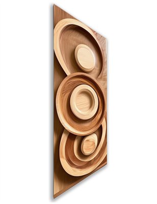 Holzschiebetür Nur Türblatt - Holzkunst  Model 1070