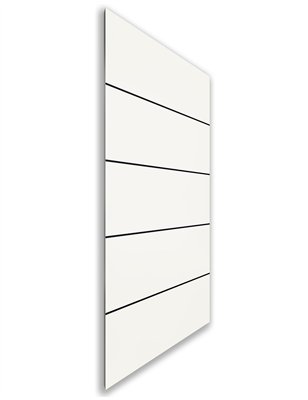 Holzschiebetür Nur Türblatt - Design-Linien  Model 1001
