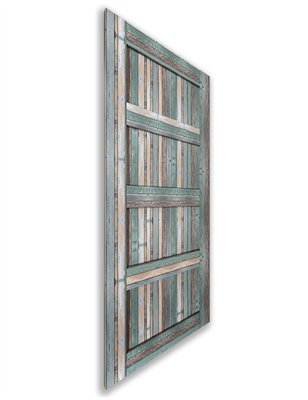 Holzschiebetür Nur Türblatt - Country  Model 1015