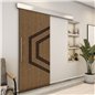 Holzschiebetür Eco-Line - Holz-Mix Model 2072 Holzschiebetür Eco-Line - Holz-Mix Model 2072