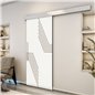 Holzschiebetür Eco-Line - Eiche und Weiss Model 2060 Holzschiebetür Eco-Line - Eiche und Weiss Model 2060