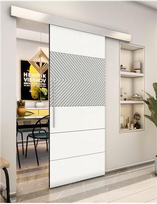 Holzschiebetür Eco-Line - Weiss  Model 2020