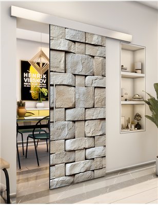 Holzschiebetür Eco-Line - Beton und Stein  Model 2022