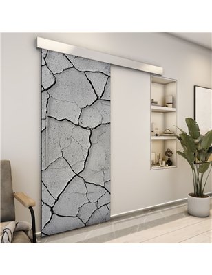 Holzschiebetür Eco-Line - Beton und Stein  Model 2032
