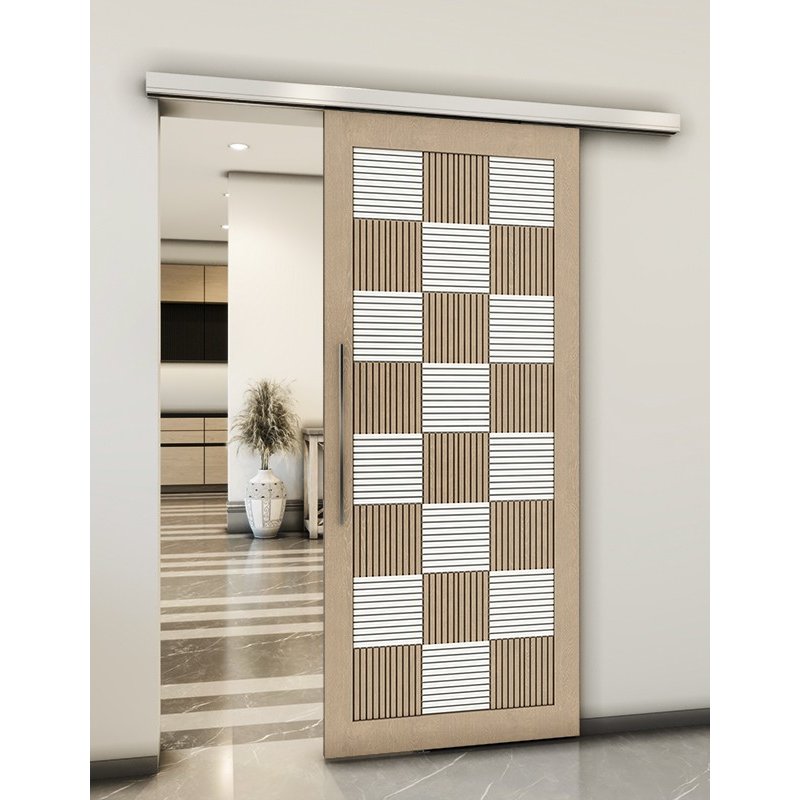 Holzschiebetür Slim-Line - Eiche und Weiss Model 2015 Holzschiebetür Slim-Line - Eiche und Weiss Model 2015
