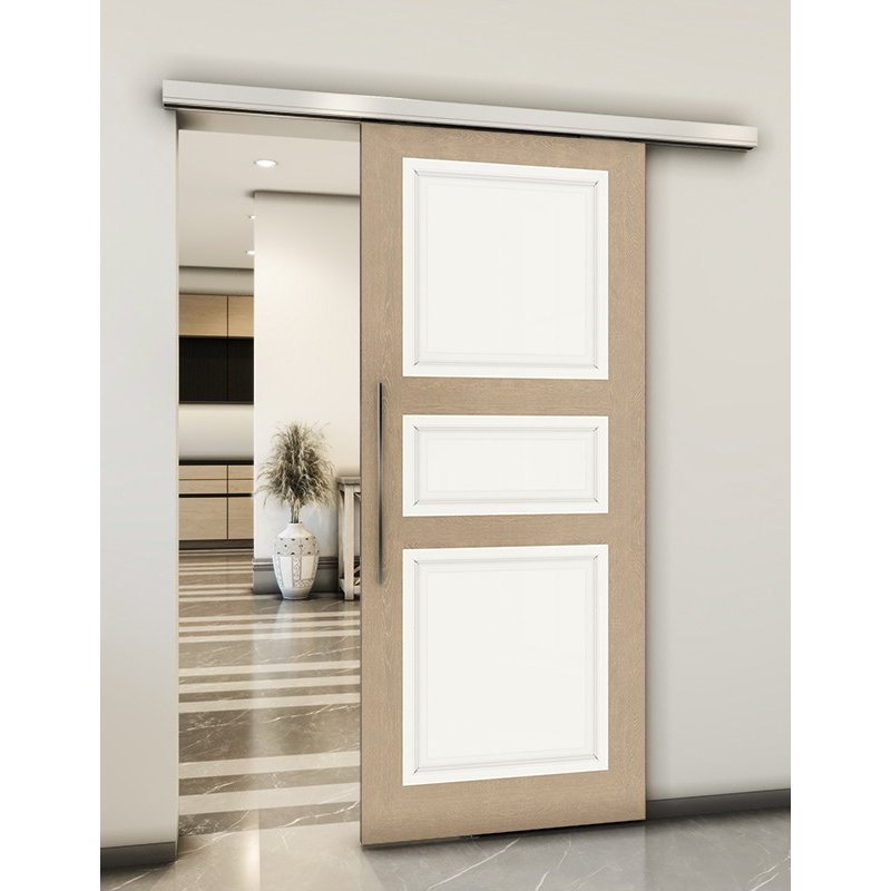 Holzschiebetür Slim-Line - Eiche und Weiss Model 2021 Holzschiebetür Slim-Line - Eiche und Weiss Model 2021