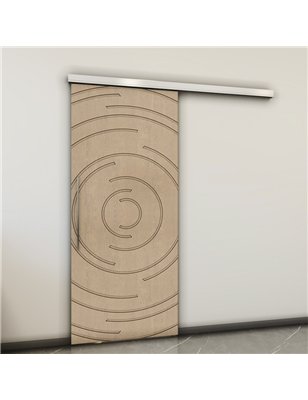 Holzschiebetür Slim-Line - Eiche  Model 2046