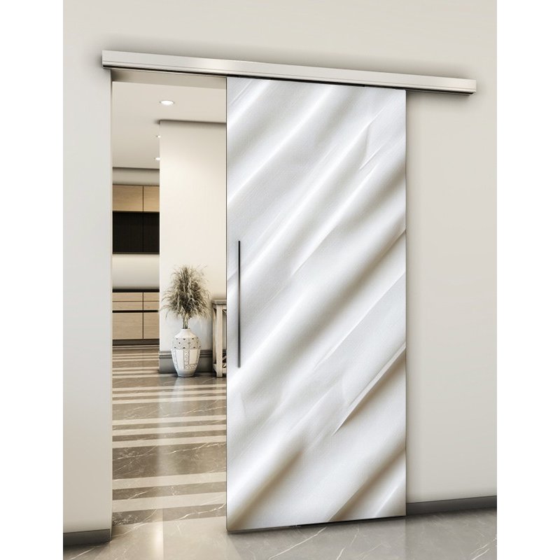 Holzschiebetür Slim-Line - Weiss 3D Model 2034 Holzschiebetür Slim-Line - Weiss 3D Model 2034