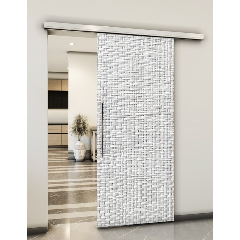 Holzschiebetür Slim-Line - Weiss 3D Model 2035 Holzschiebetür Slim-Line - Weiss 3D Model 2035
