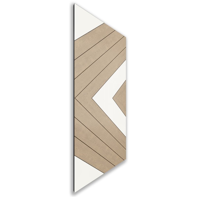 Holzschiebetür Nur Türblatt - Eiche und Weiss Model 2038 Holzschiebetür Nur Türblatt - Eiche und Weiss Model 2038