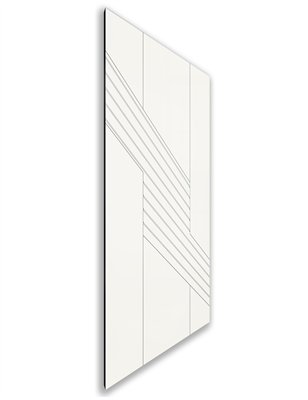 Holzschiebetür Nur Türblatt - Weiss  Model 2019