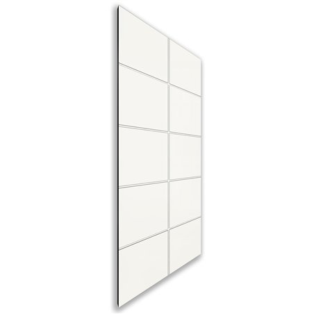 Holzschiebetür Nur Türblatt - Weiss  Model 2029