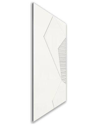 Holzschiebetür Nur Türblatt - Weiss  Model 2033