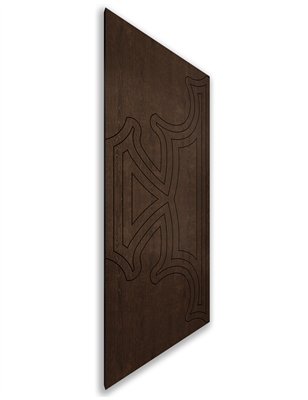 Holzschiebetür Nur Türblatt - Wenge  Model 2086