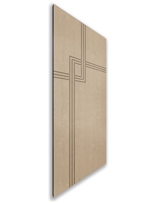 Holzschiebetür Nur Türblatt - Eiche  Model 2059