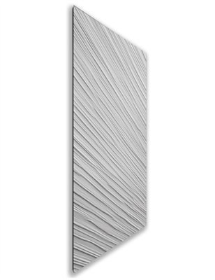 Holzschiebetür Nur Türblatt - Weiss 3D  Model 2040