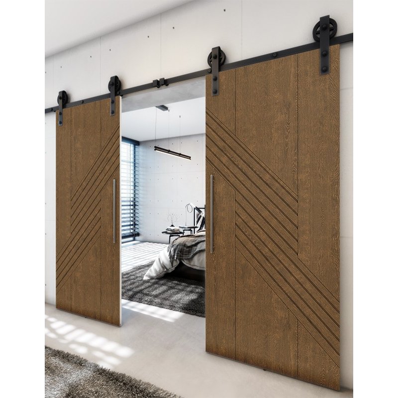 Holzschiebetür Barn-Line - Nussbaum Model 3019 Holzschiebetür Barn-Line - Nussbaum Model 3019