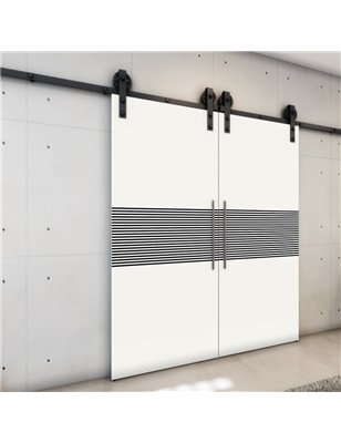 Holzschiebetür Barn-Line - Design-Linien  Model 3013-3