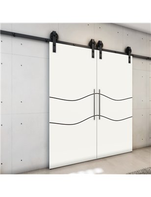 Holzschiebetür Barn-Line - Design-Linien  Model 3060-3