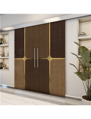 Holzschiebetür Eco-Line - Holz-Mix  Model 3017-2