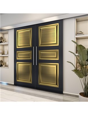 Holzschiebetür Eco-Line - Holz-Mix  Model 3021-2